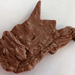 West Virginia Shaped Fudge